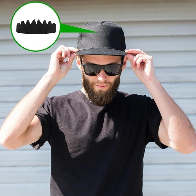 10 PCS Black Baseball Caps Inserts, Flexible Washable Hat Shaper Insert…