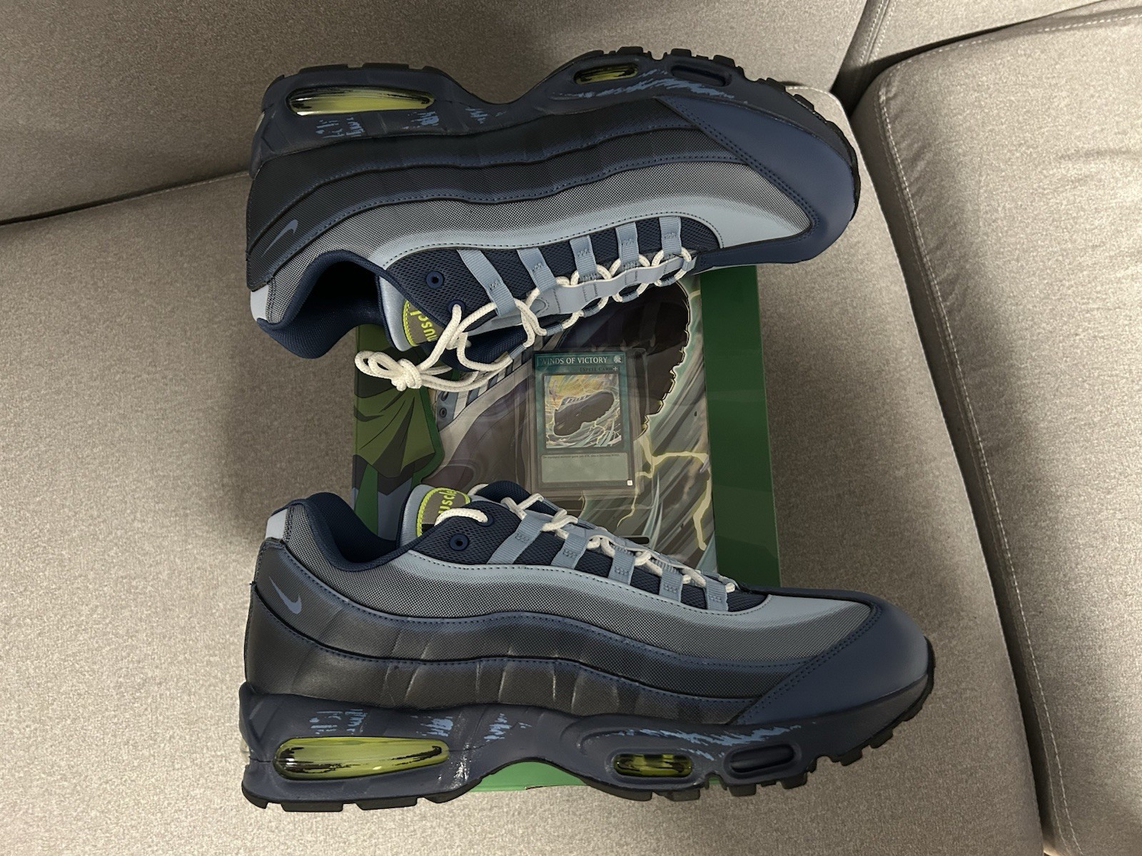 Nike Yu-Gi-Oh! Air Max Muscle 95 QS Joey Blue/Gray Low Top II7404-400