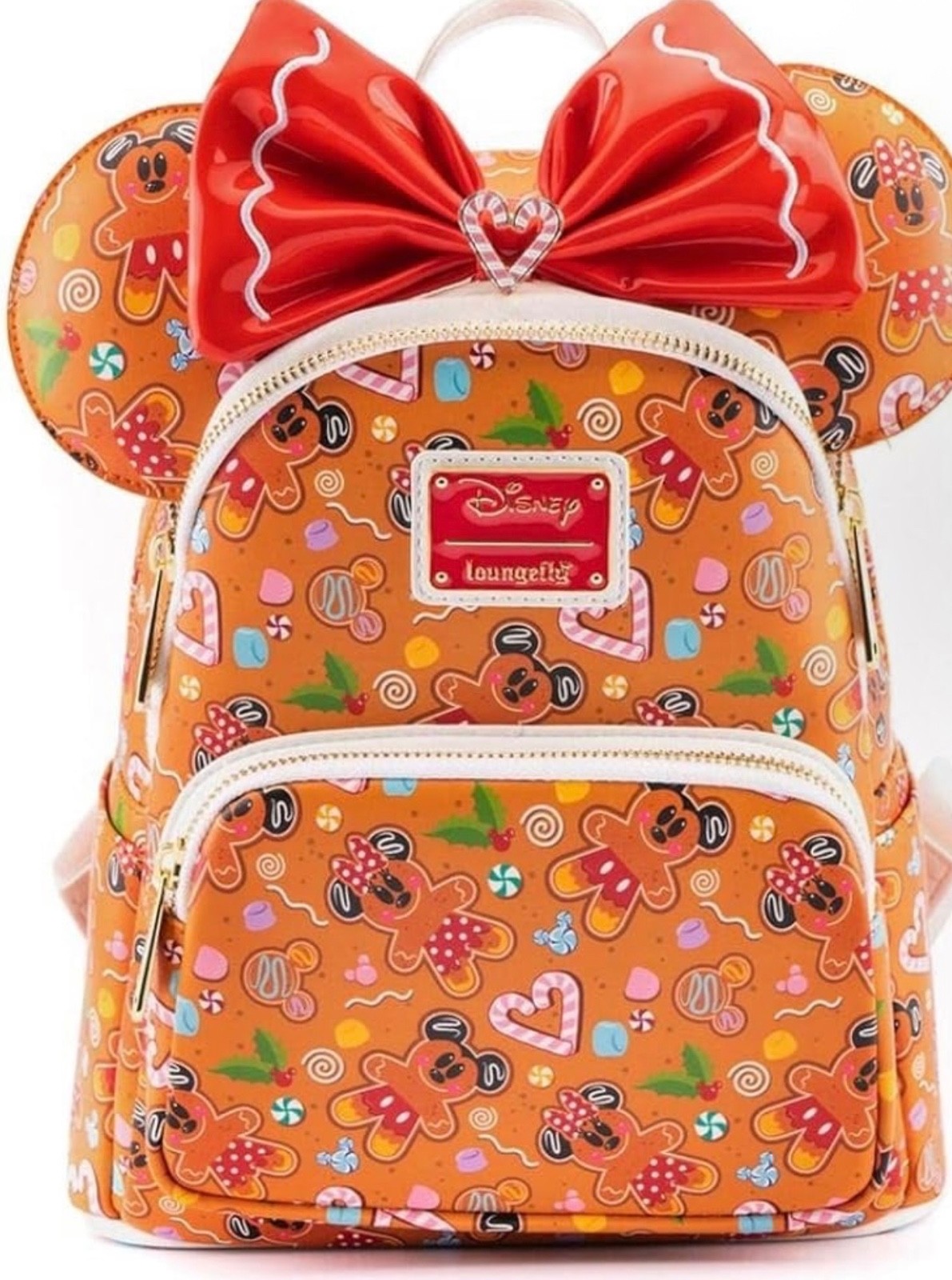 Disney Christmas Gingerbread Loungefly backpack