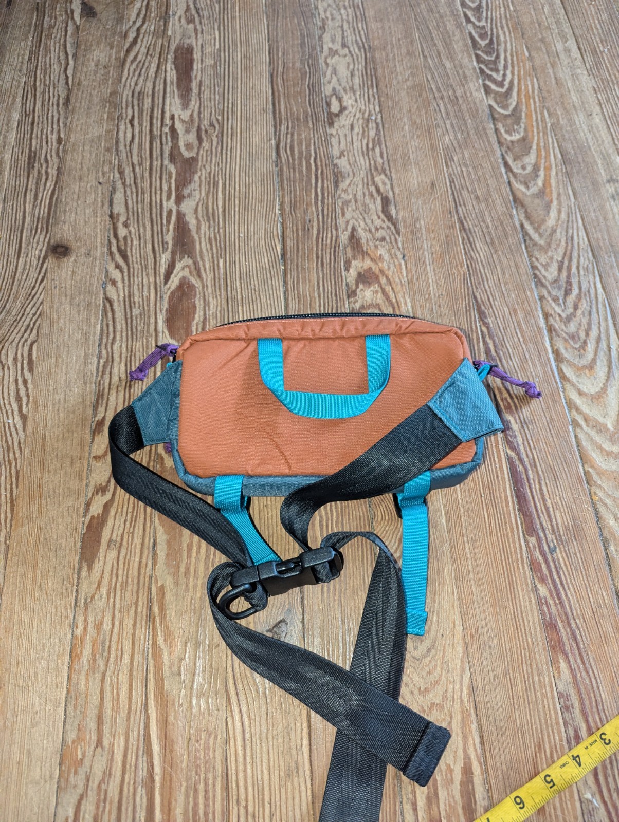 Topo Designs Mini Quick Pack Botanic Green Clay 1.7L Shoulder Sling Waist Fanny