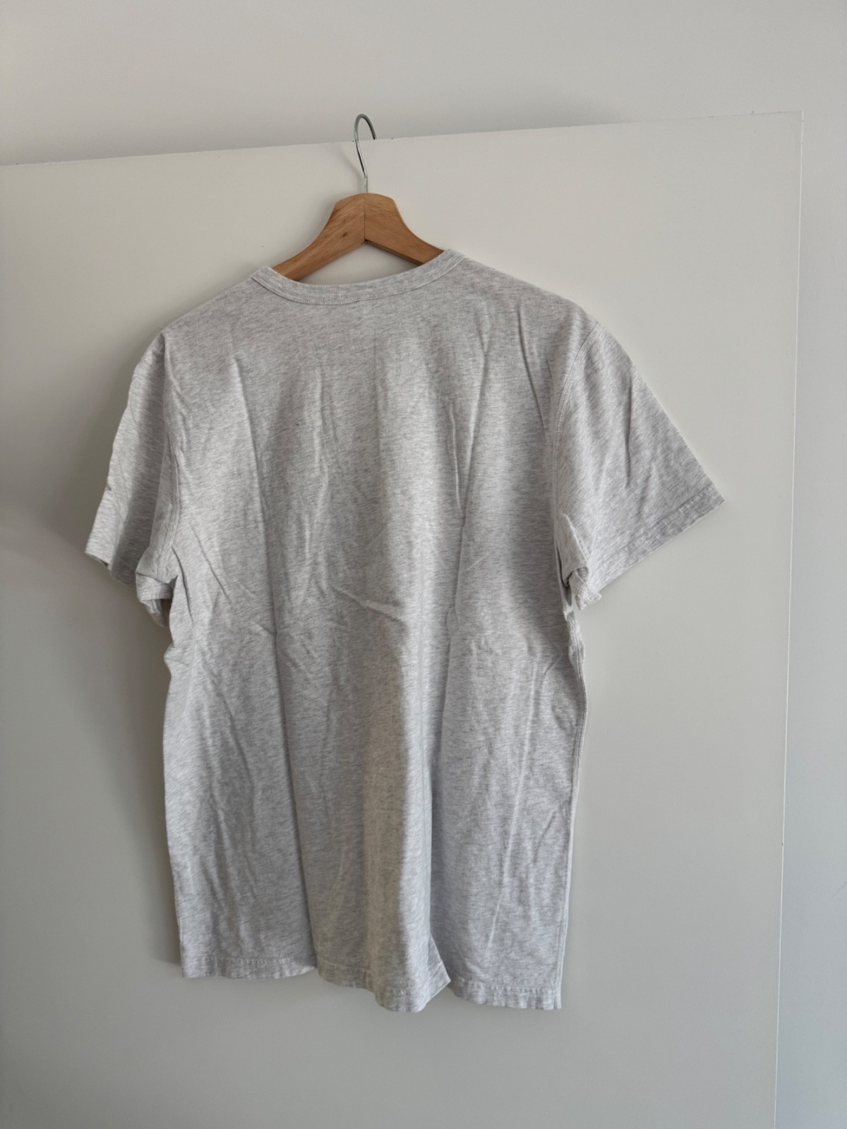Reigning Champ Lightweight Jersey T-Shirt · Heather Ash · Made in Canada · Large
