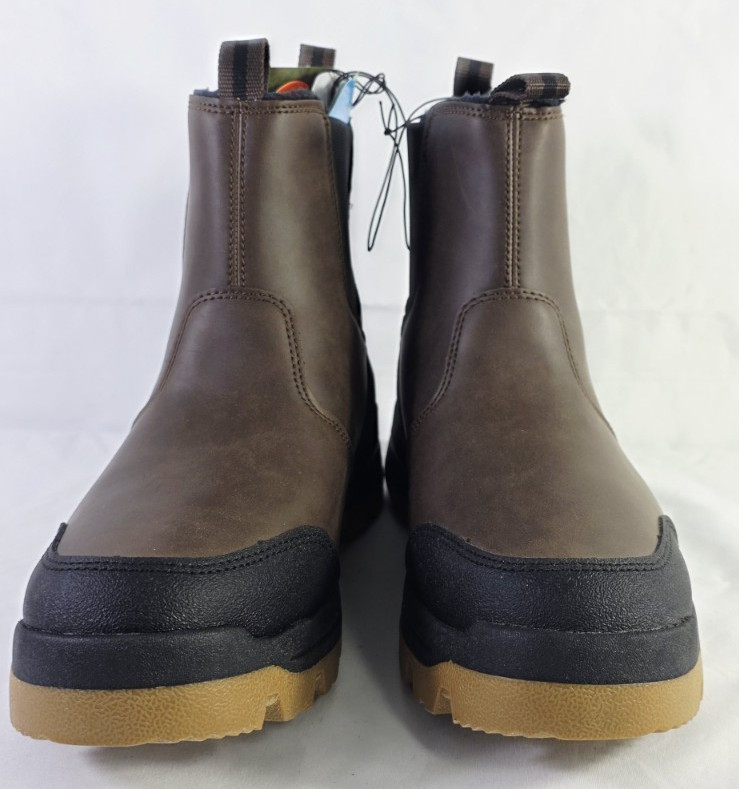 NWT Ozark Trail Mens Chelsea Snow Boots Shoes Size 10 Water Proof 3M Brown Black