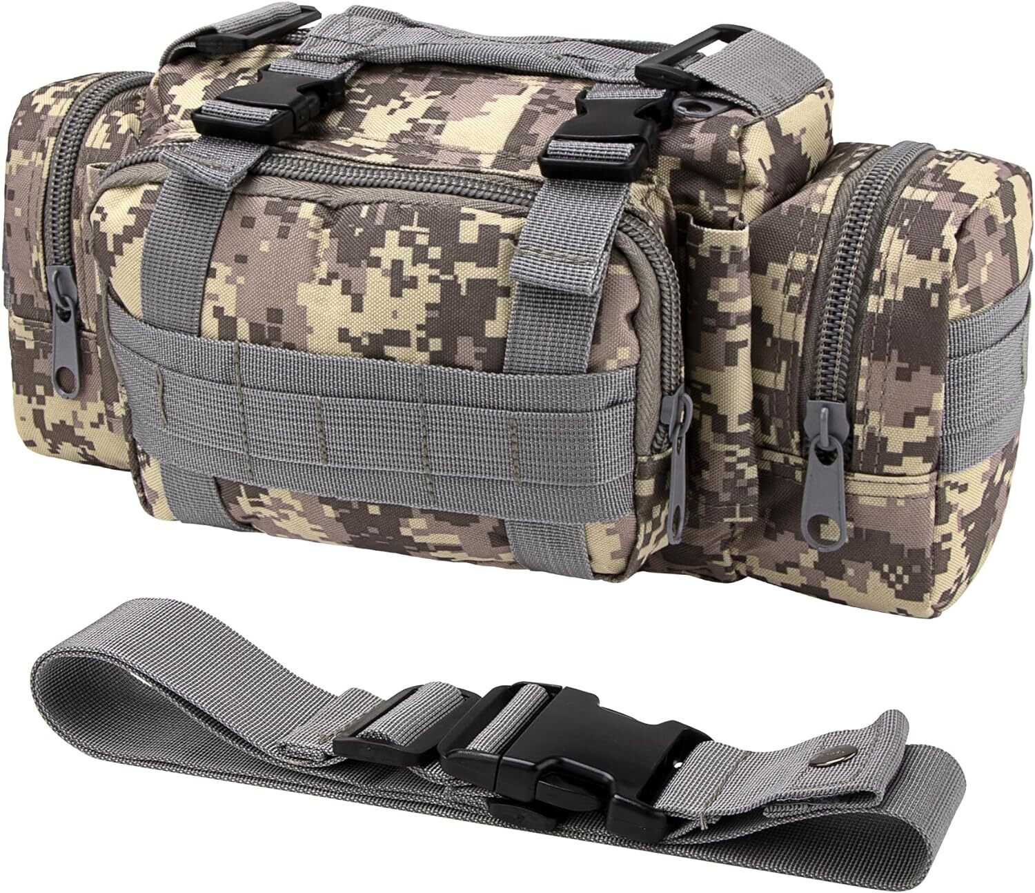 Tactical Shoulder Duffle Bag Water Resistant Deployment Bag Molle Utility Pouch