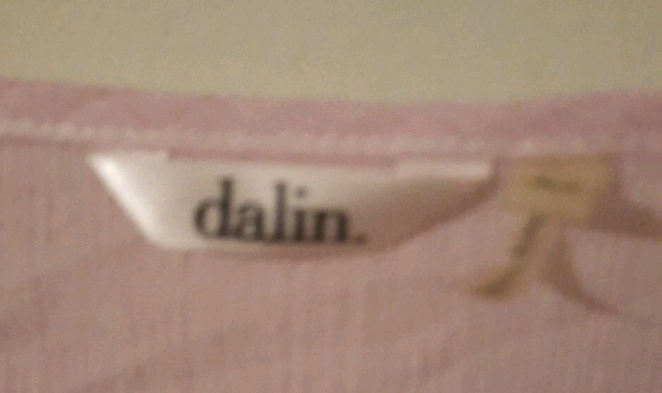 Dalin Blouse Lavender/ light purple Top Women’s Size Medium 100% Cotton Ruffled