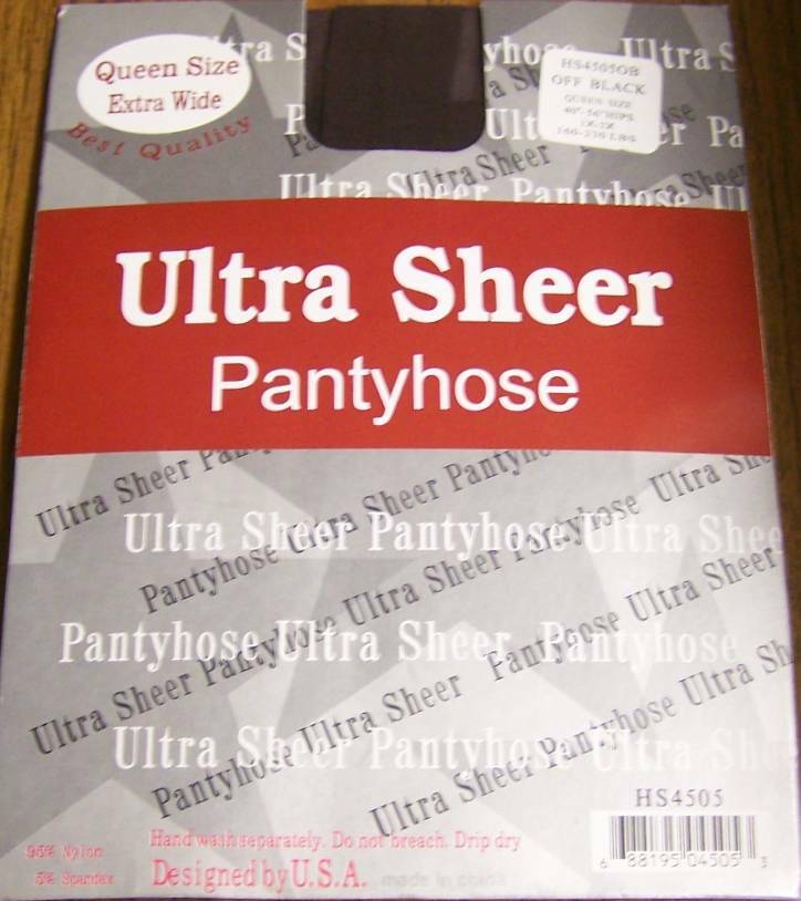 Lot Of 5 Pack–Ultra Sheer Pantyhose One Size Queen Size Stocking Nylon