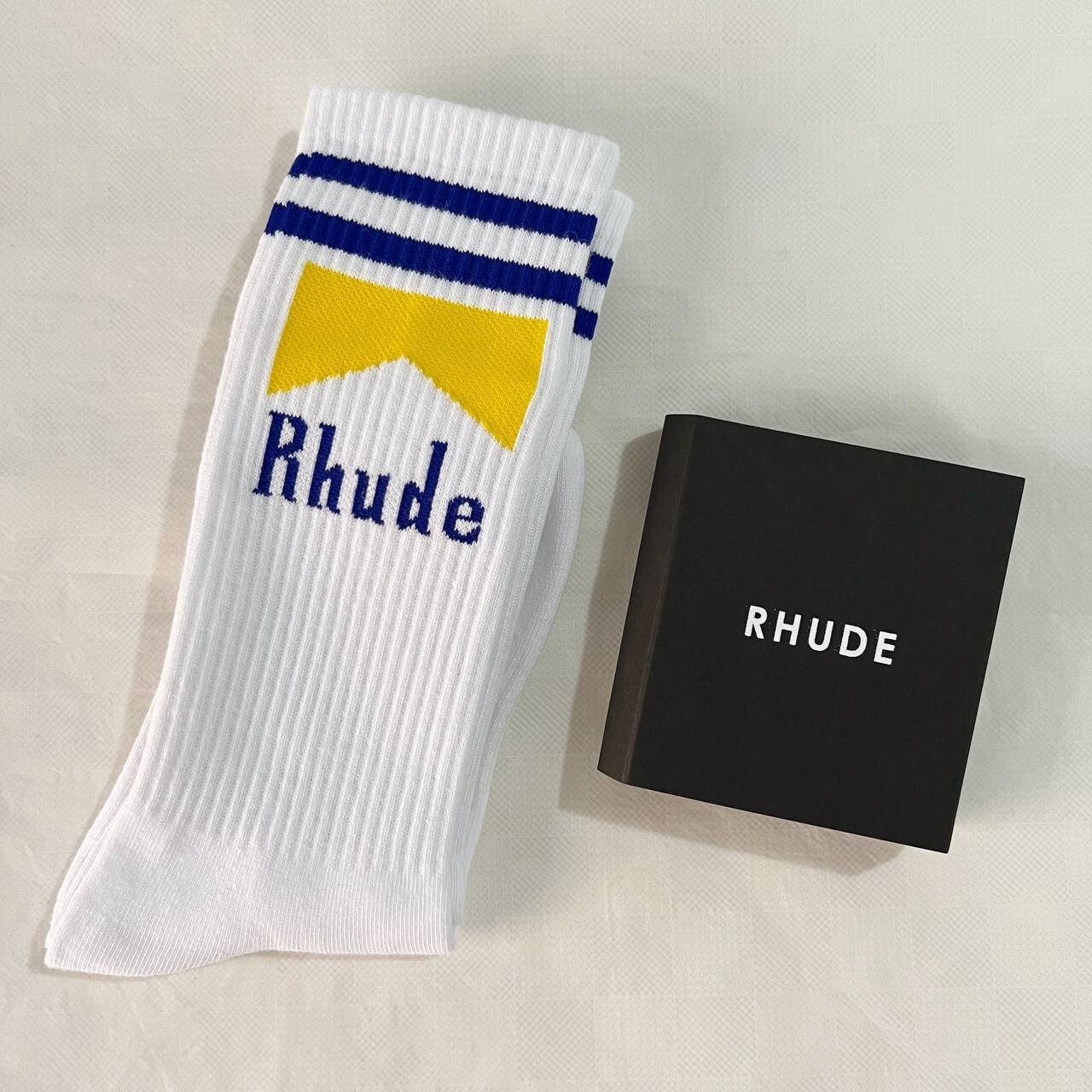 33Style High Quality Men Women RHUDE Leisure Middle Tube 100% Cotton Socks Gift