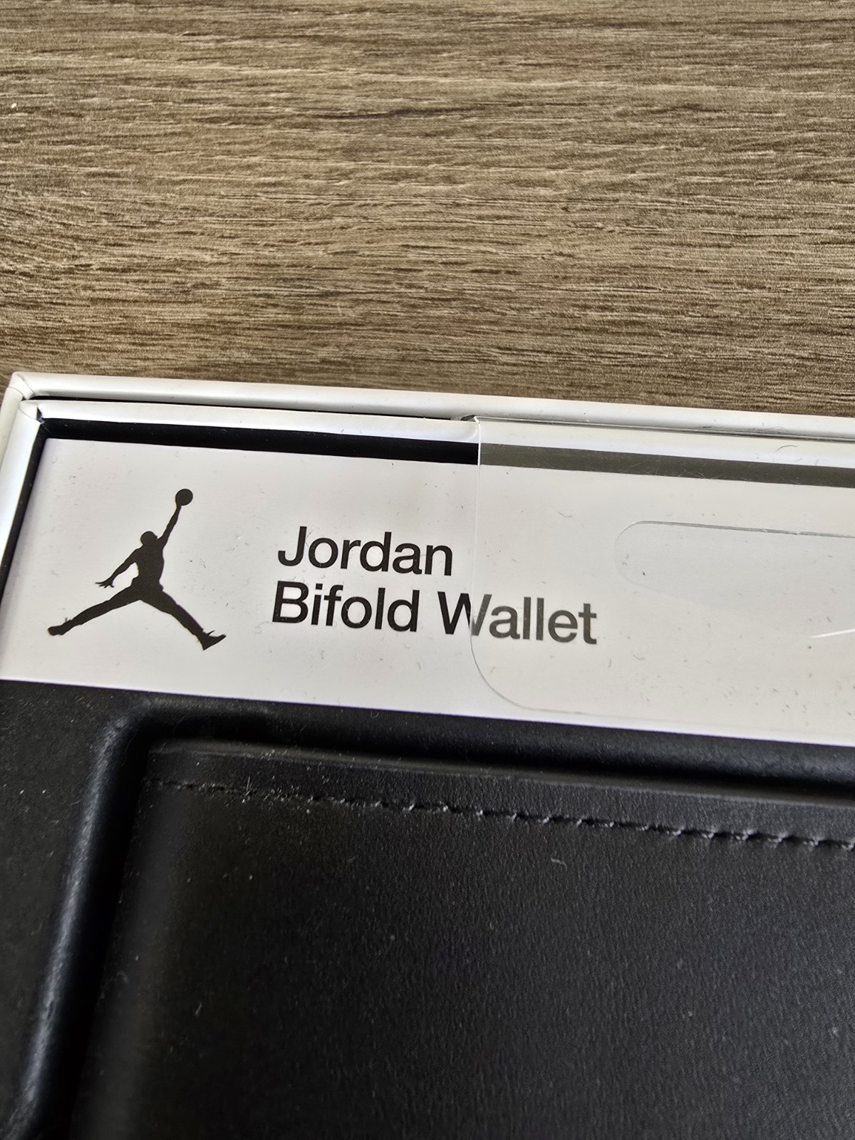 $65…Jordan Bifold Wallet Black with Gold Jumpman.