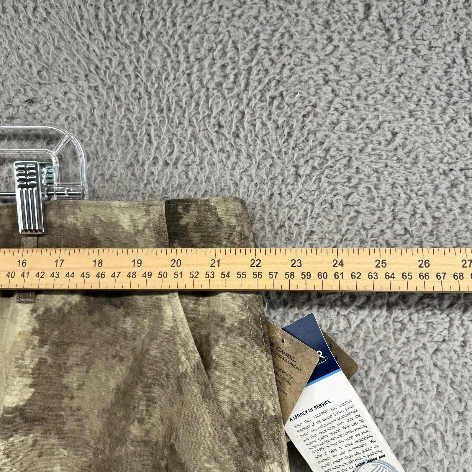New Propper Atacs Camo Pants Mens XL Reg AU FG ACU Camouflage Military Cargo
