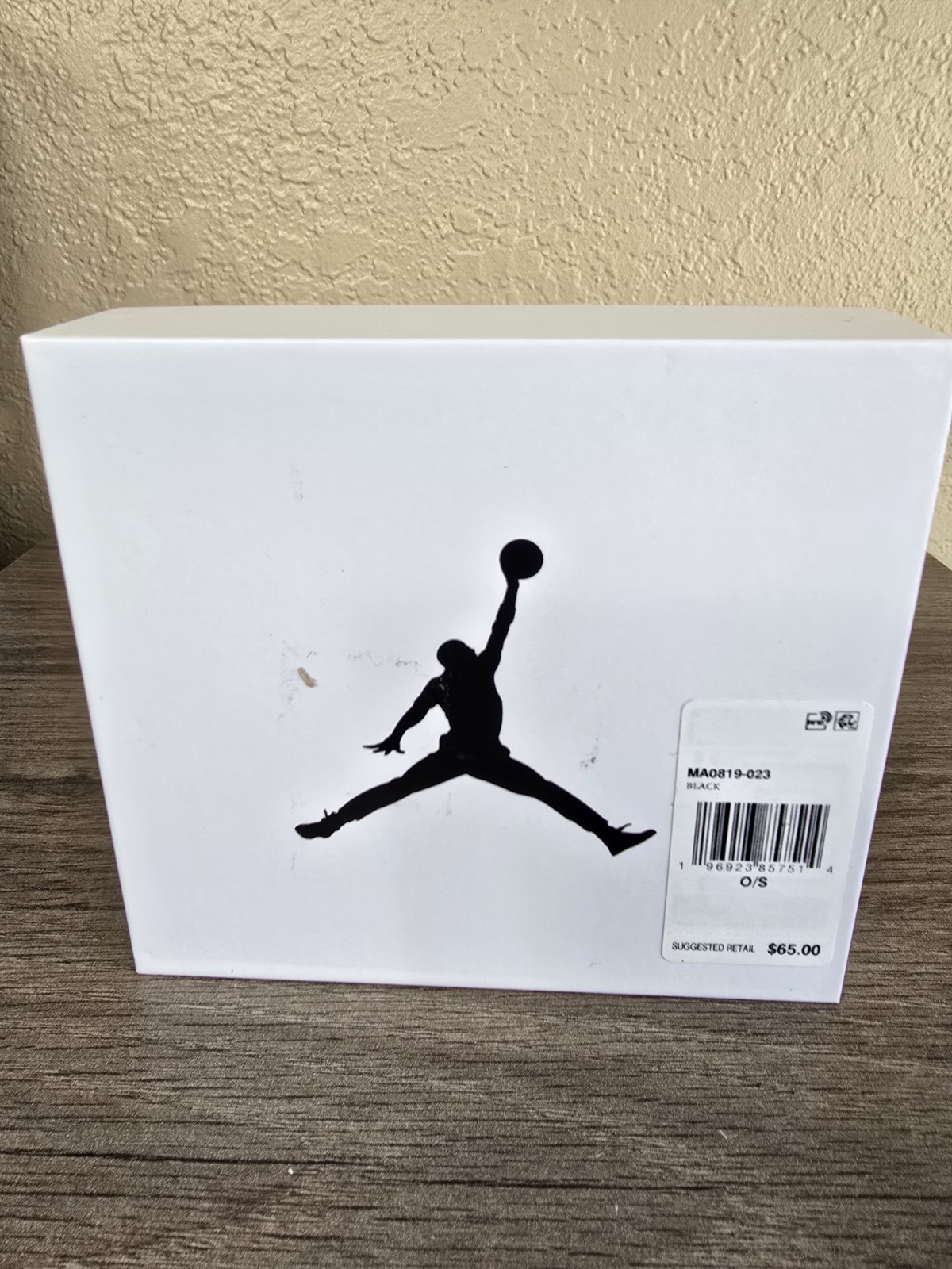 $65…Jordan Bifold Wallet Black with Gold Jumpman.