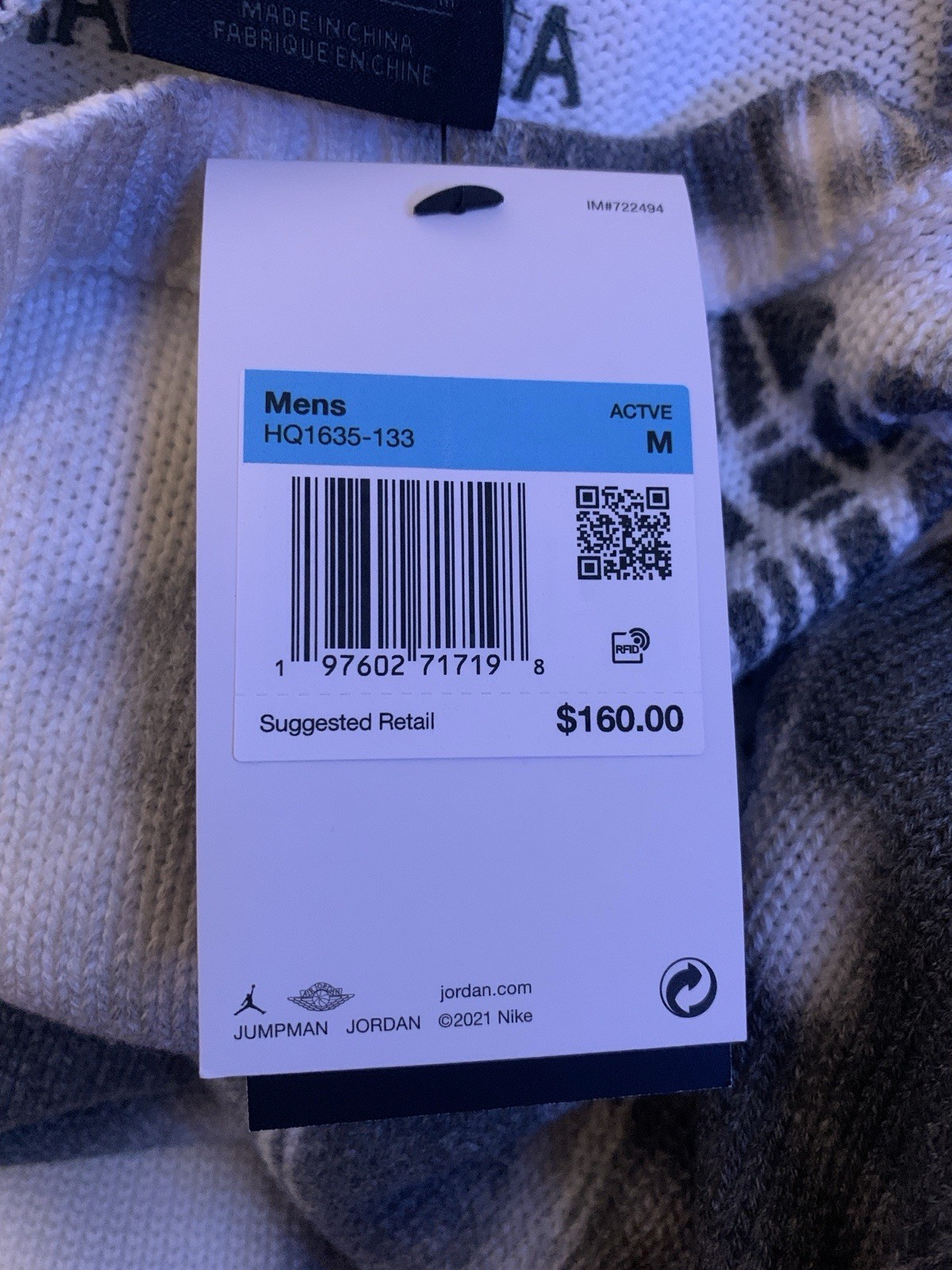 Air Jordan Knit Sweater Sail HQ1635-133