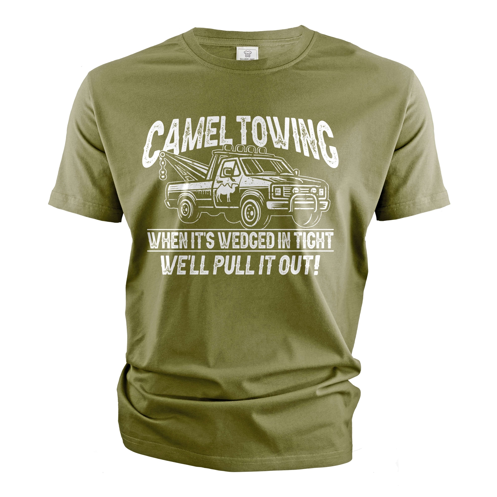 Men’s Funny Camel towing T-shirt double meaning innapropriate tee shirt