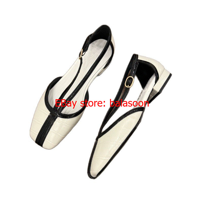2026 Summer French Retro Square Hollow High-Heeled Shoes Horseshoe Sandals