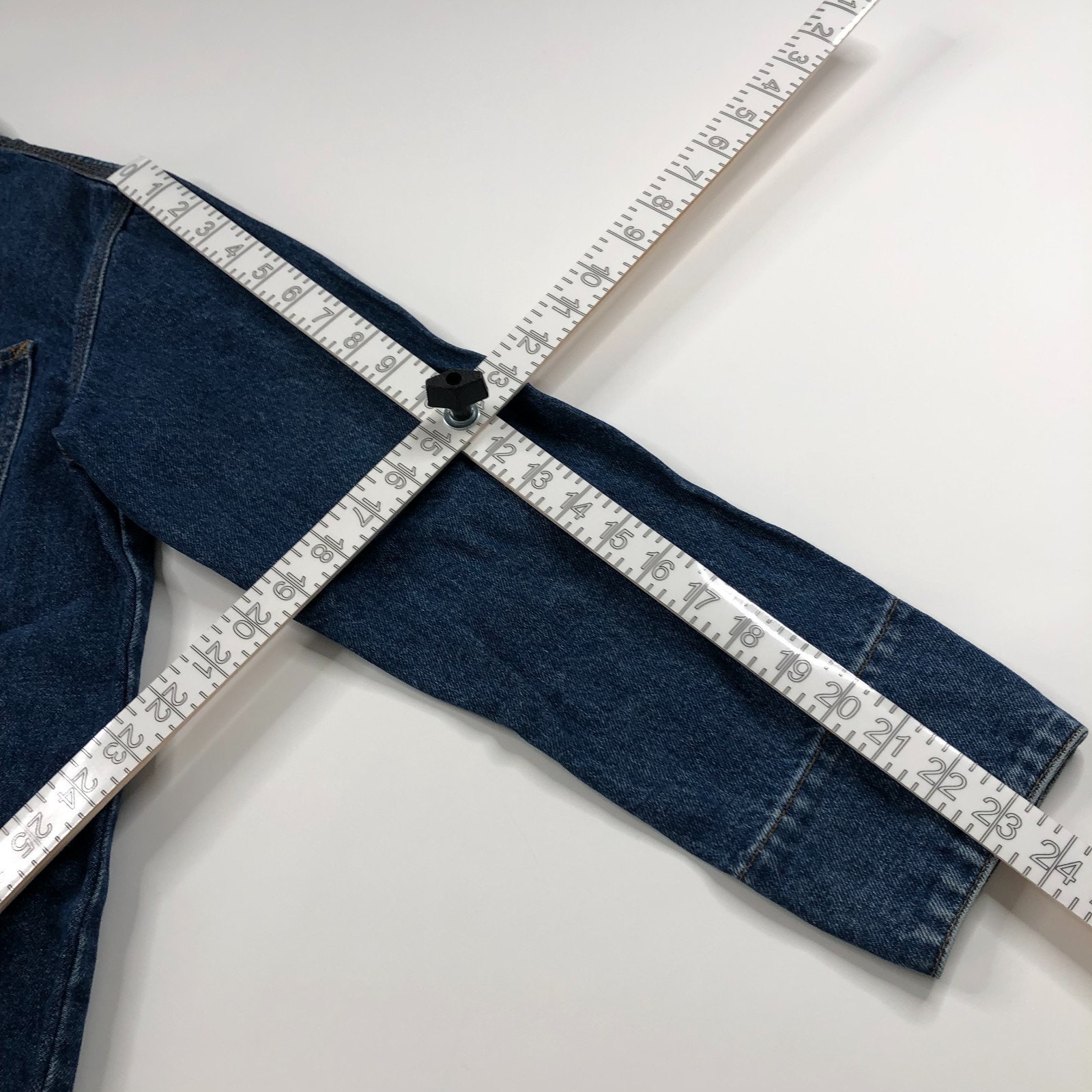 Lauren Jeans Co. PS Petite Small Chore Coat Barn Country Denim Jacket Blue MINT