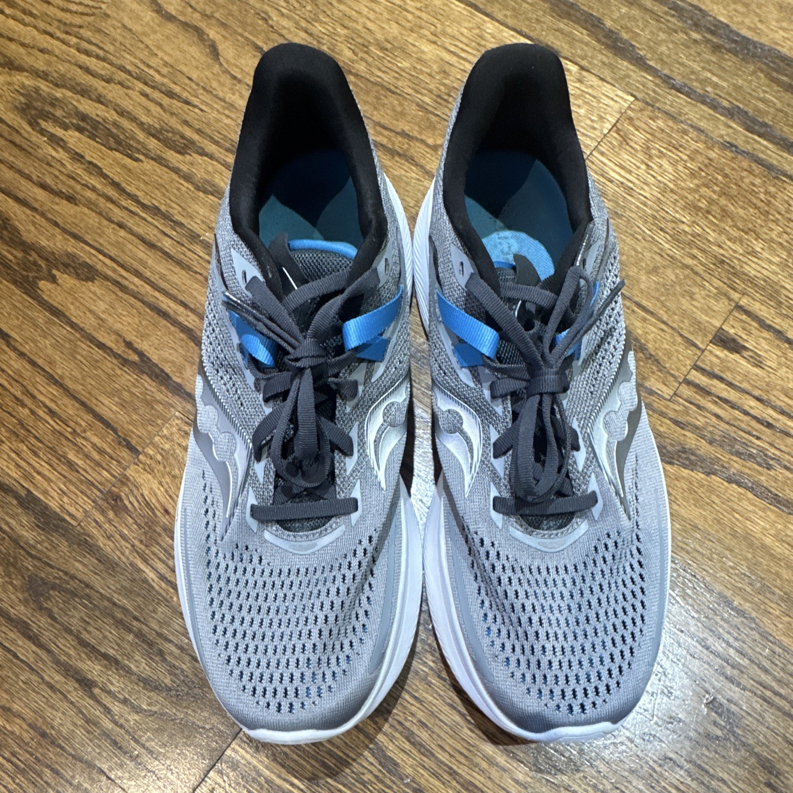Saucony Ride 15 Alloy Topaz Men’s Lace-Up Low Top Mesh Sneaker