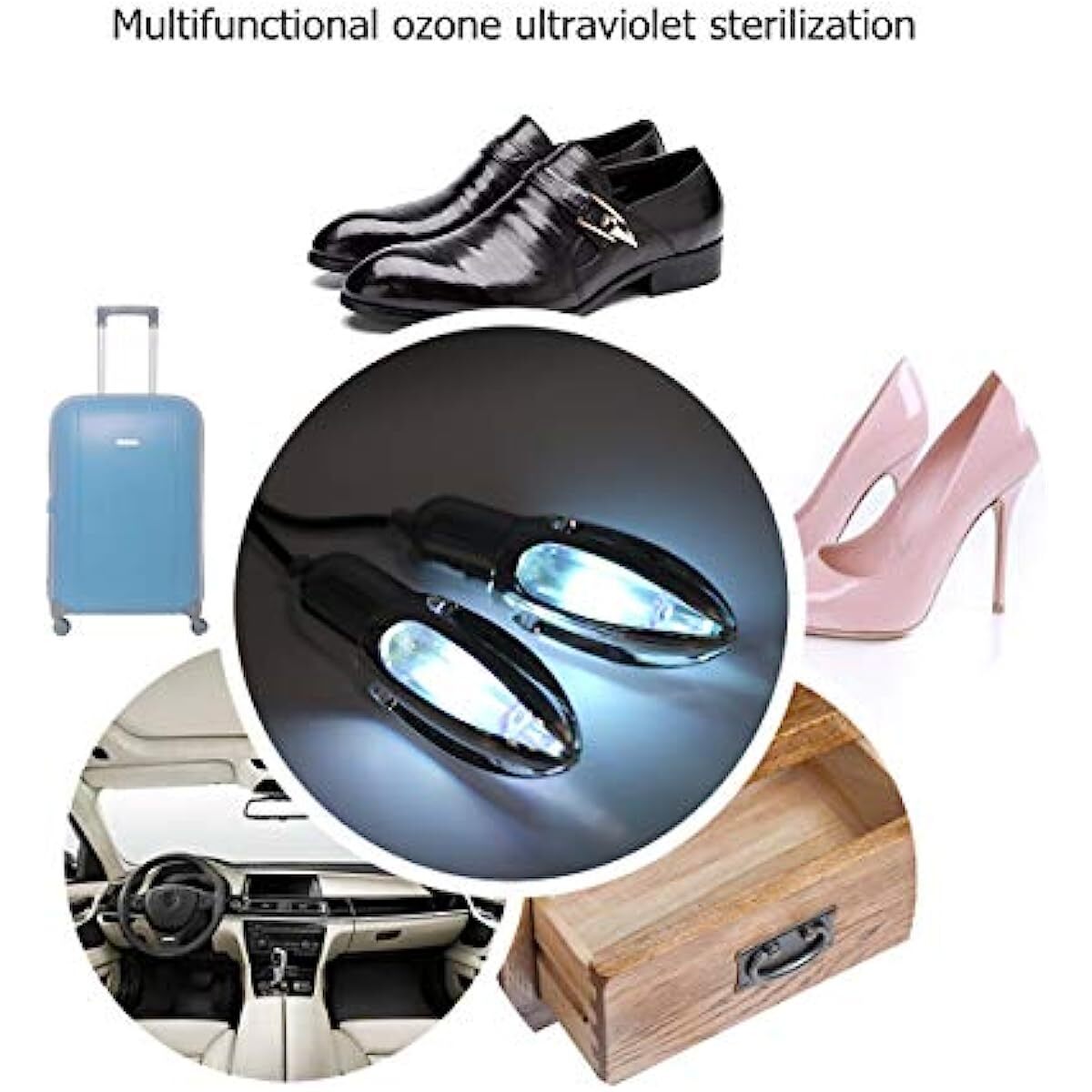 Shoe Uv Deodorizer Ultraviolet Sanitizers Ayaprak Ozone Sterilization Dryer 10w