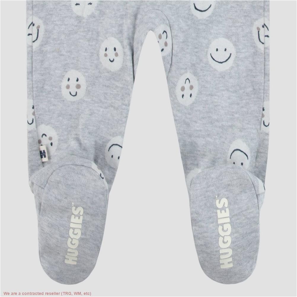 Huggies 2pk Uni Happy Face Organic Sleep N’ Play Gray/Blue 3M *SEE DEAL!!!*