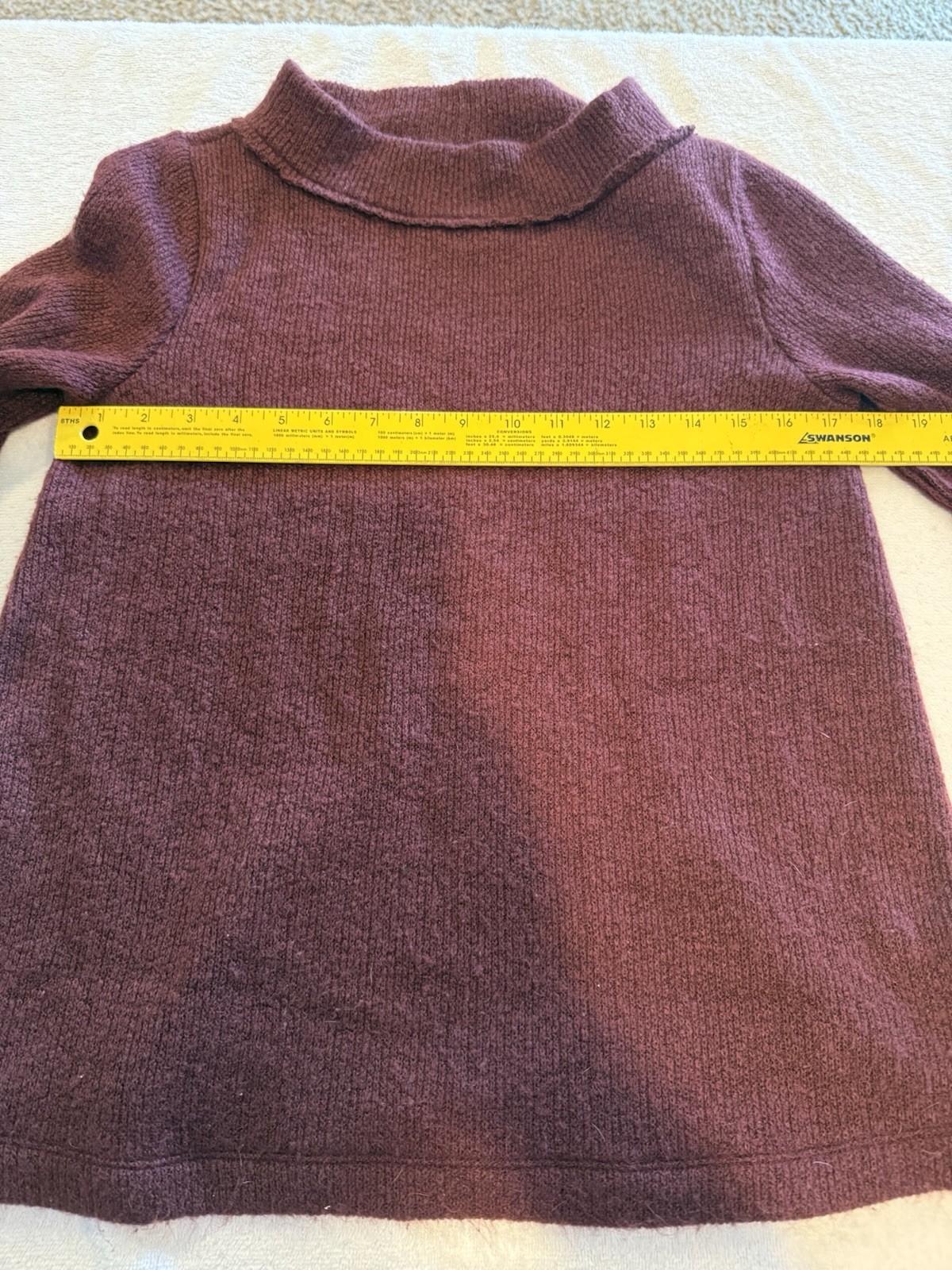 Loft Women’s Mock Neck Sweater, Size Medium, Acrylic/polyester/spandex Blend
