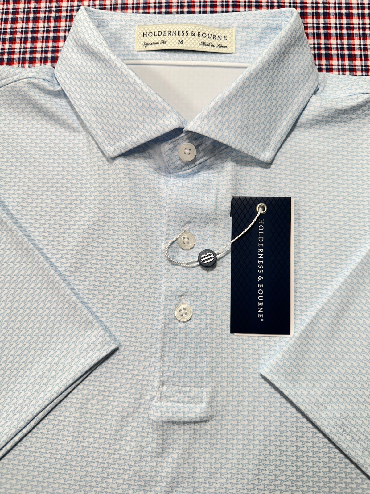 Holderness & Bourne Hanover – Blue Golf Polo Men’s sz M $115