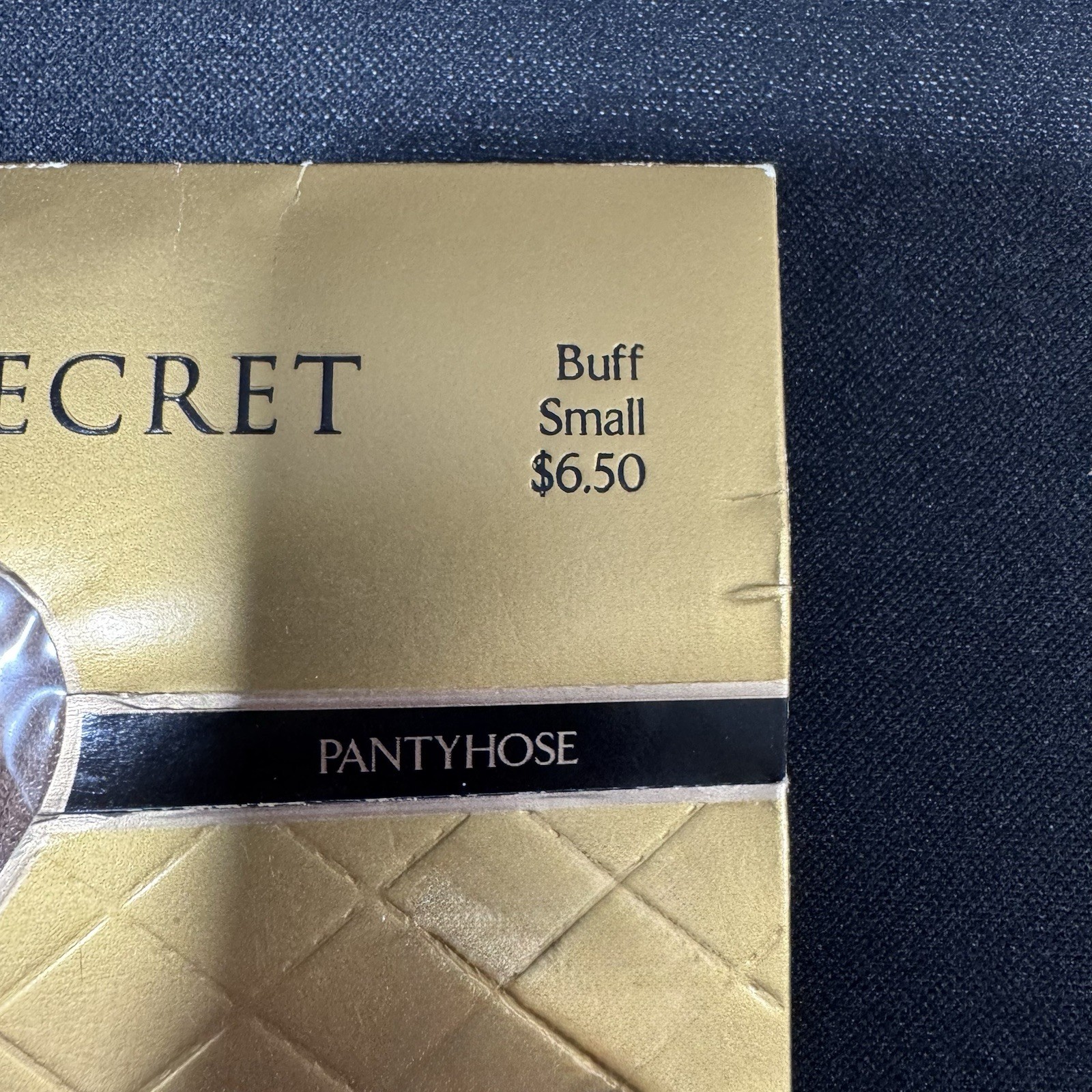 Victoria’s Secret Silky Sheer Lace Top Pantyhose Buff Small Hosiery NIP