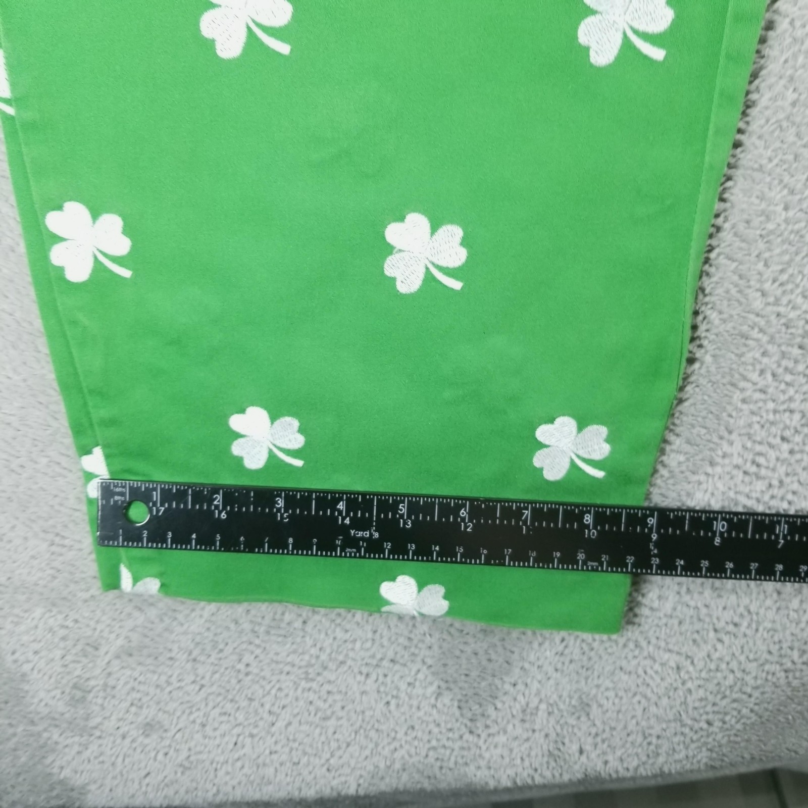 Loudmouth Pants Mens 36×30 Green Shamrock Chino Golf St Patricks Day Irish