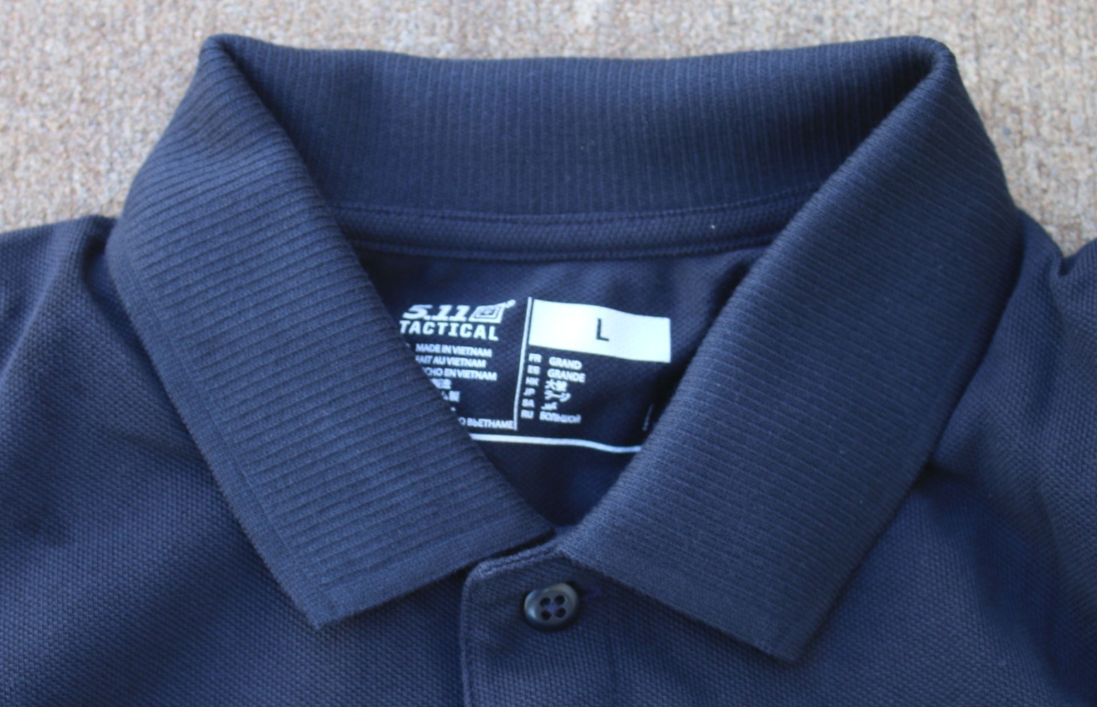 5.11 Tactical Men’s Performance Short Sleeve Polo 41060 Size Large-Dark Navy-New