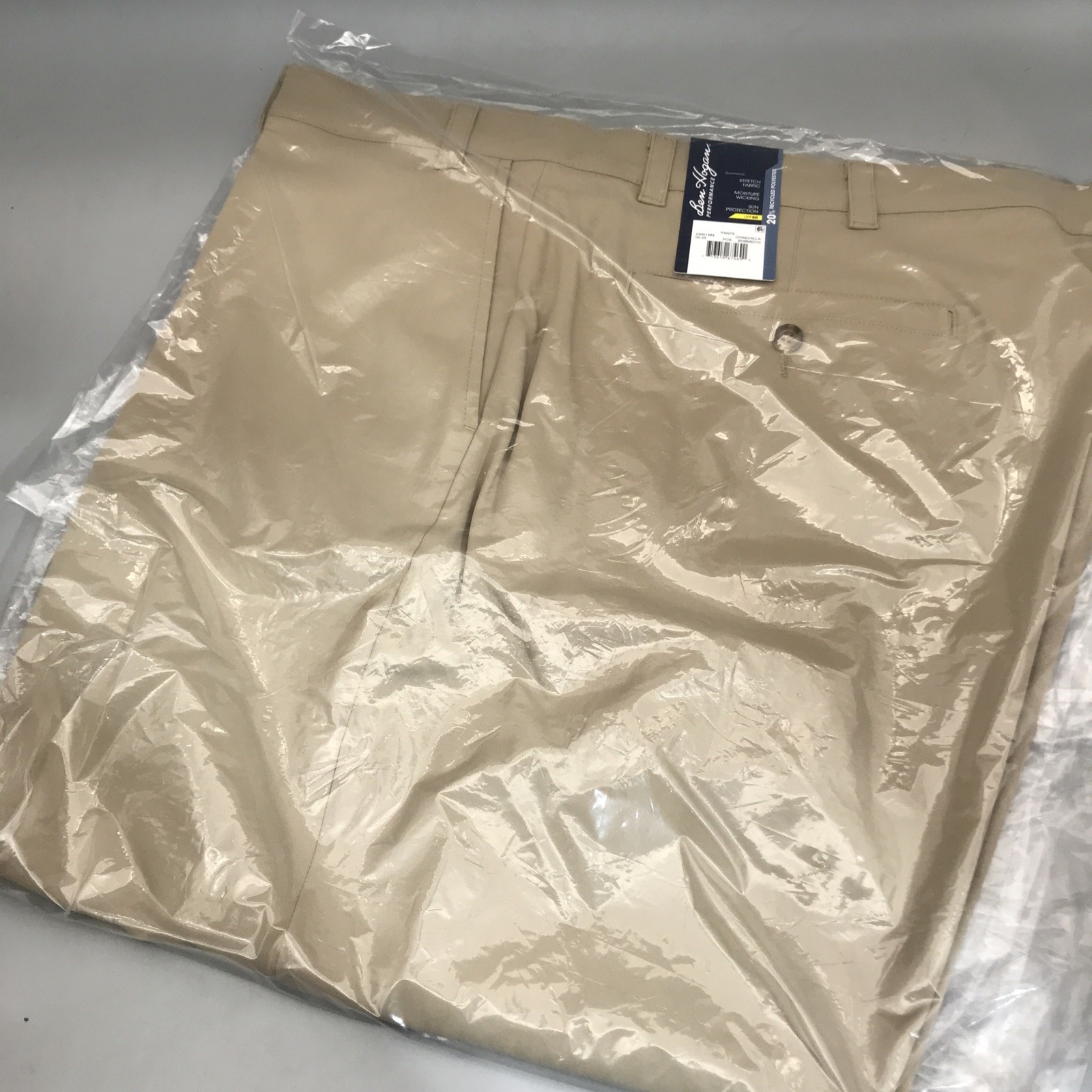 Ben Hogan Mens Performance Pants Stretch Fabric Size 50×30 Chinchilla New