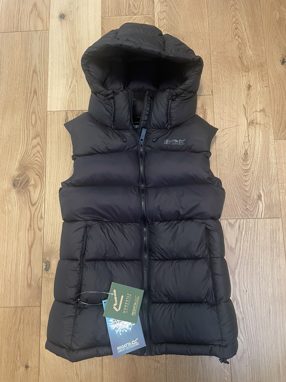 REGATTA Women’s Black Dawnby Padded Gilet – New with Tags – UK 8 EU 36 Small