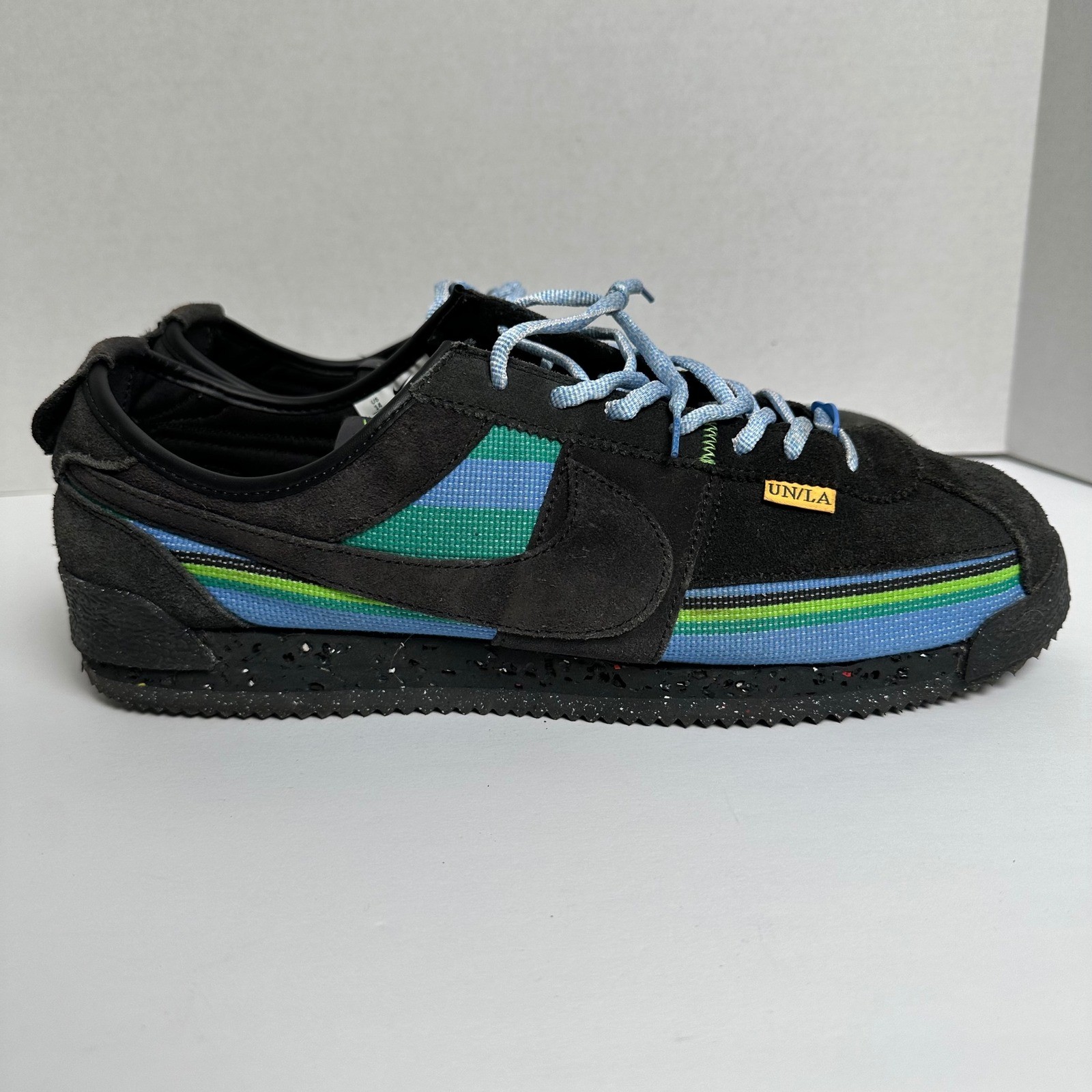 Nike x Union LA Cortez Off Noir Mens 14 Black Blue Green DR1413-001