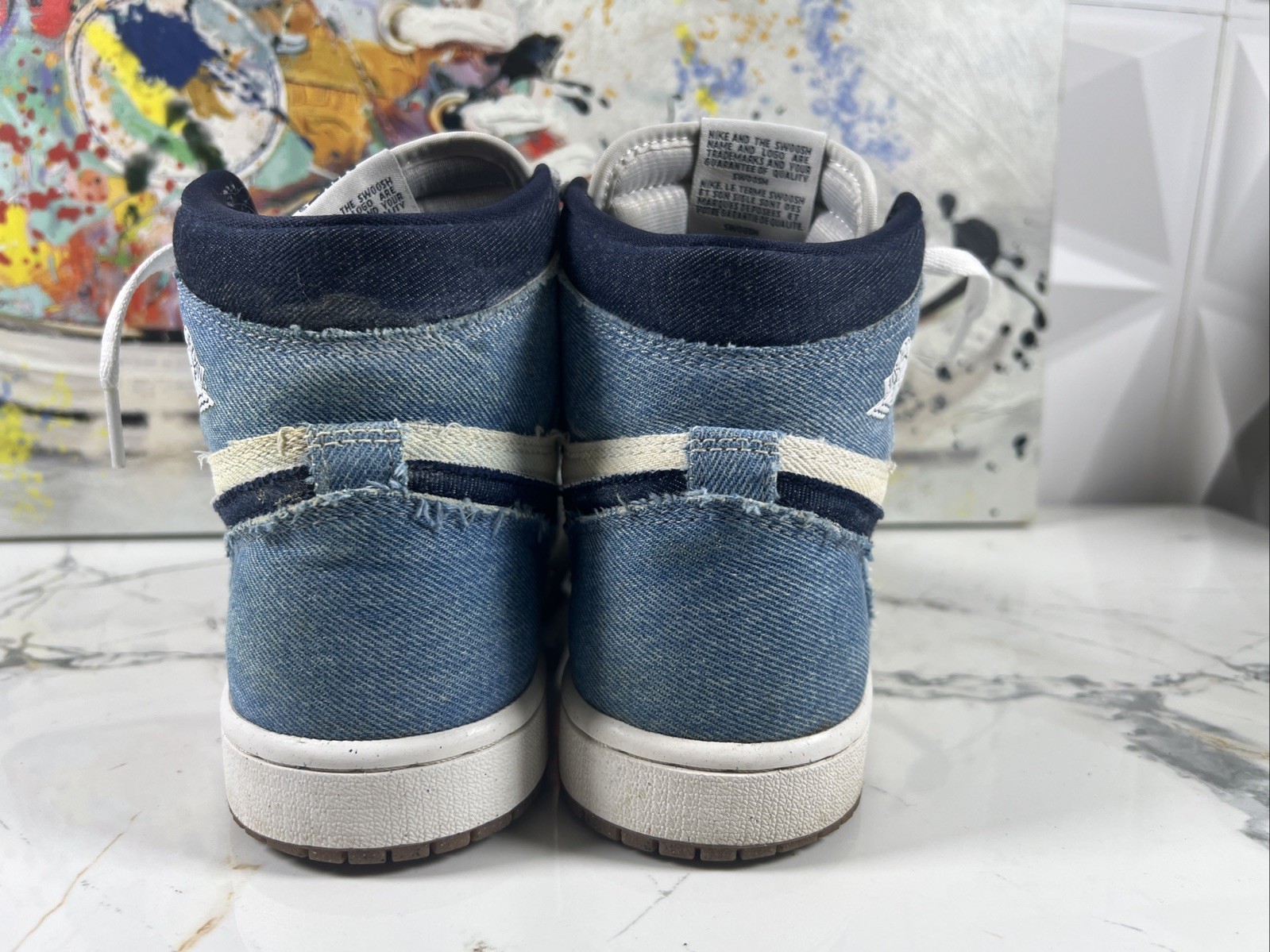 Nike Air Jordan 1 OG High Denim FQ2947-100 Mens 7 Womens 8.5 🔥 DENIM DRIP