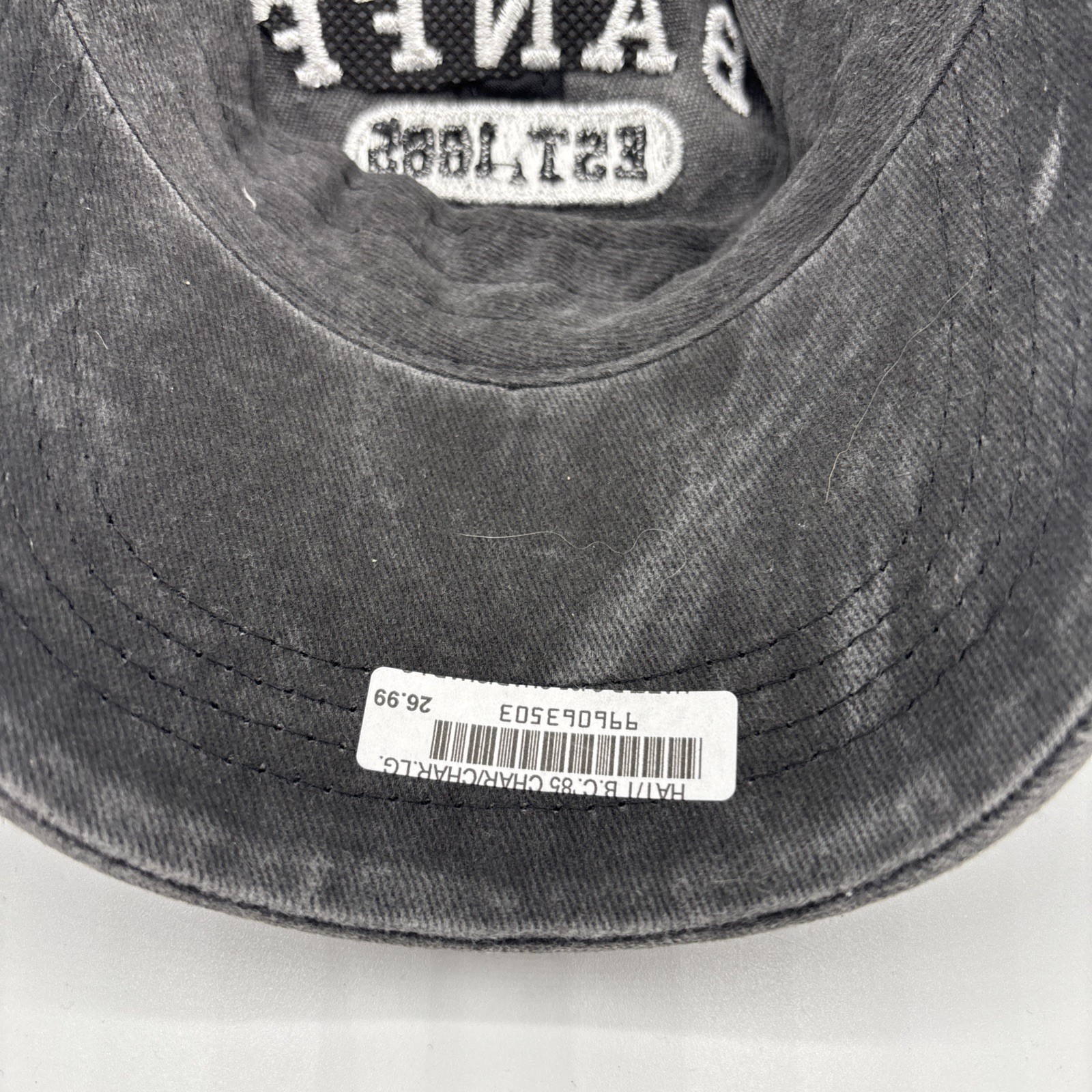 Banff Canada Baseball Cap Hat Black Bear Embroidered Adult Sz Large New