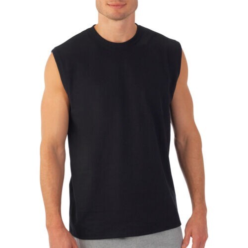 NEW Gildan Mens Ultra Cotton Sleeveless Muscle Sports T-Shirt G2700