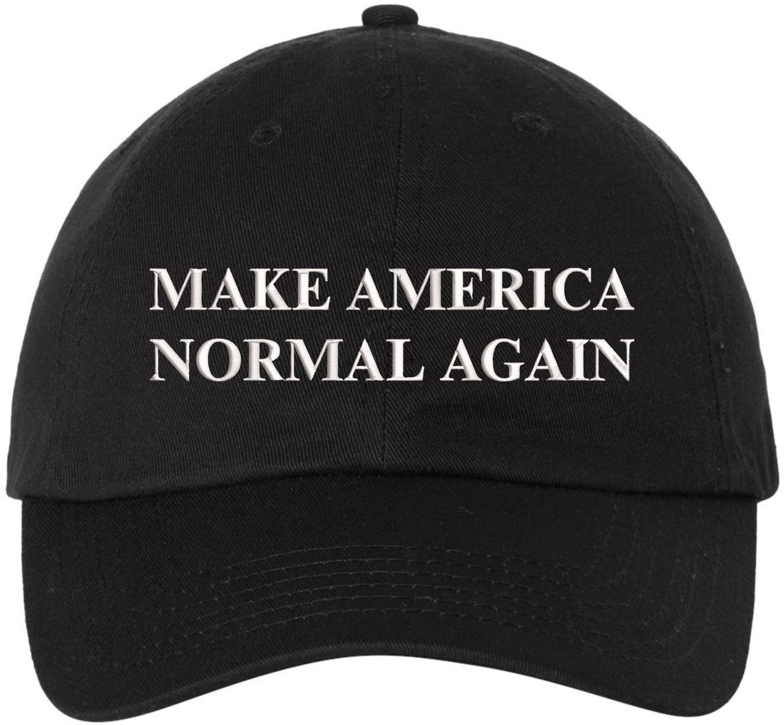 Make America Normal Again Embroidered Dad Hat | Funny Political Baseball Cap