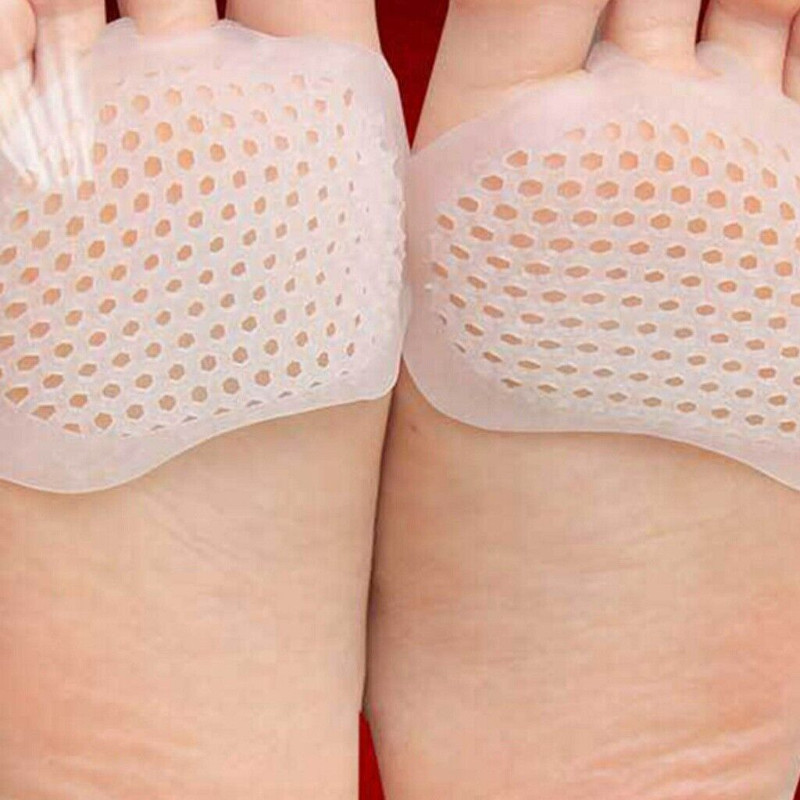 Silicone Ball of Foot Gel Pads Forefoot Metatarsal Stress Pain Relief Cushion