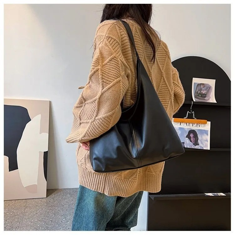 HOMEFISH Women’s Vintage Commuter Tote Bag – Large Capacity Shoulder Handbag