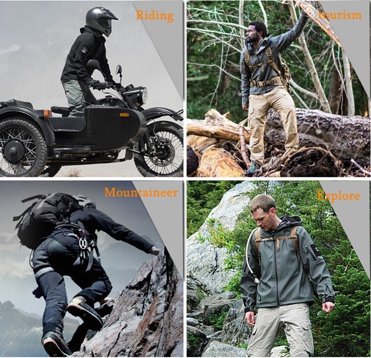 Mens Jacket Winter Military Tactical Waterproof Warm Soft Shell Windbreaker US