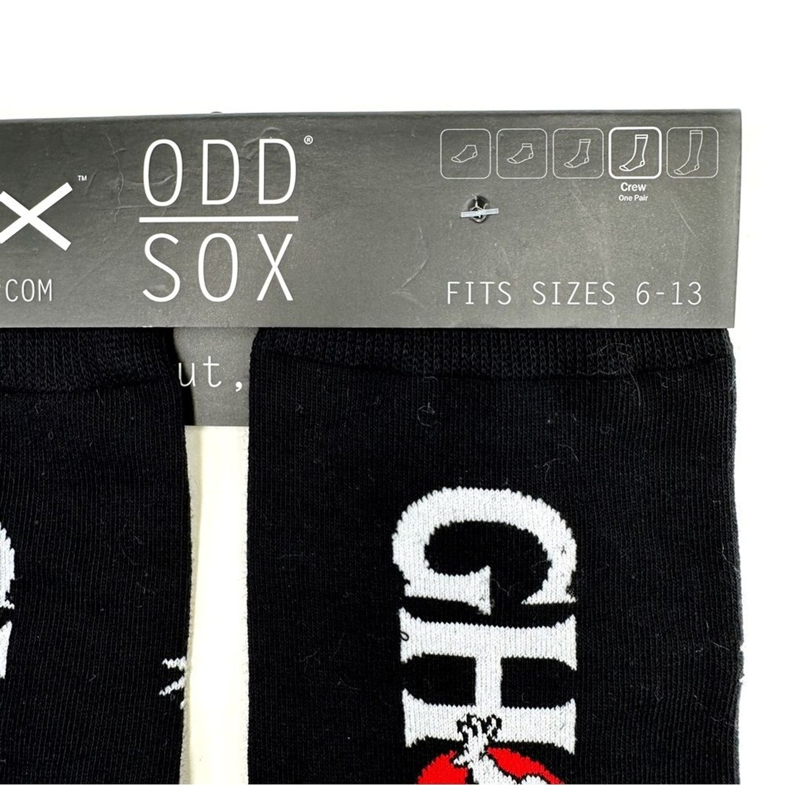 Odd Sox Ghostbusters Crew Socks Mens Womens 80s Movie Retro Logo