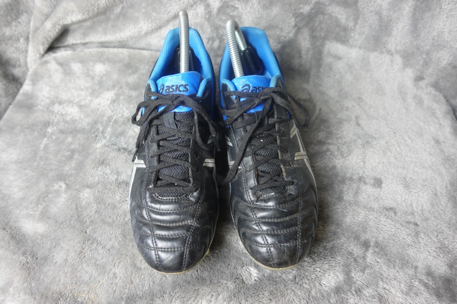 Asics Lethal Tackle Mens Football Boots P507Y Blue Us 8