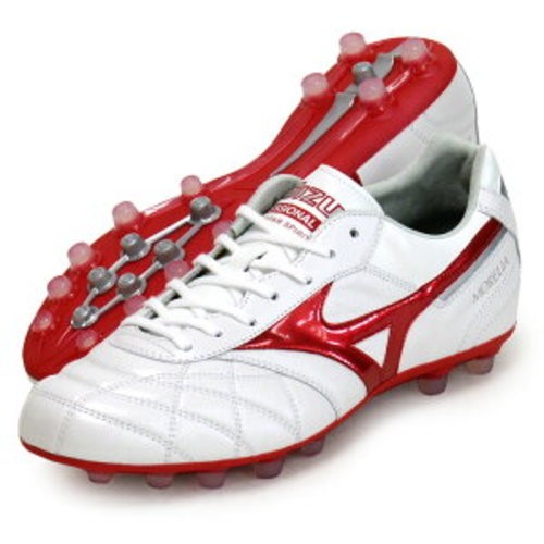 MIZUNO MORELIAII (JP25.0 US7 UK6 EU39) JAPAN AG P1GA2503 60 Super White × Red