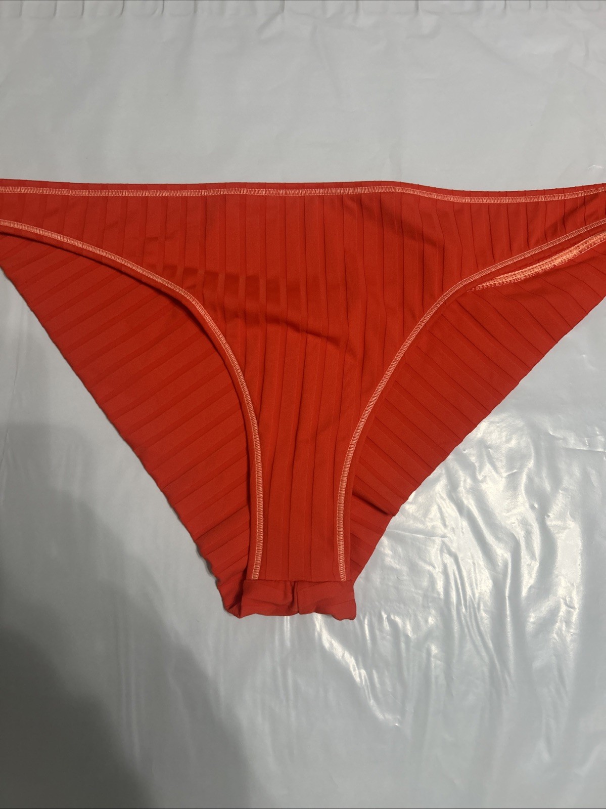 Aerie Ribbed Happy Cheeks Bikini Bottom Size Medium