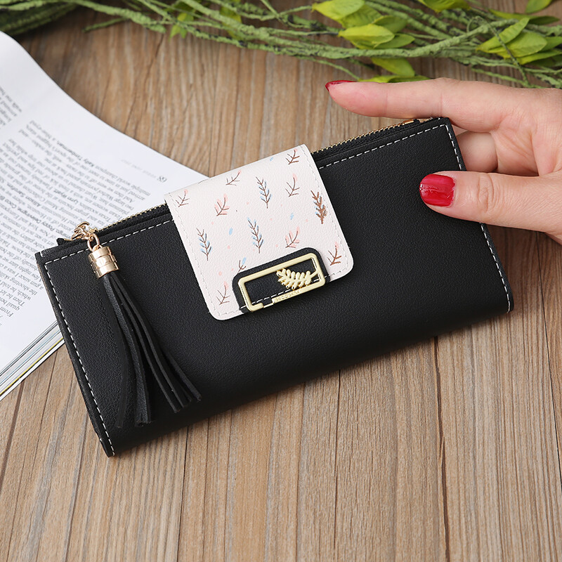 Women Lady Leather Clutch Wallet Credit Card Holder Long Purse Hasp Handbag Gift