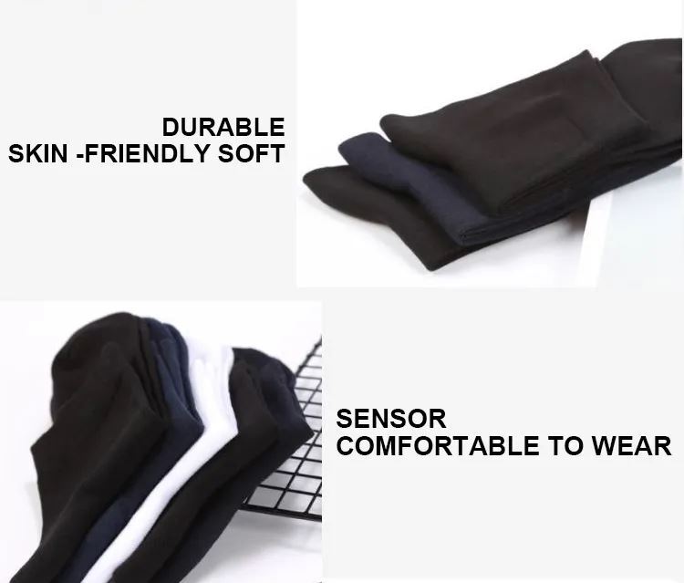 Men’s Solid Color Cotton Dress Assorted Plain Dress Socks, Multi-Colors & Lot