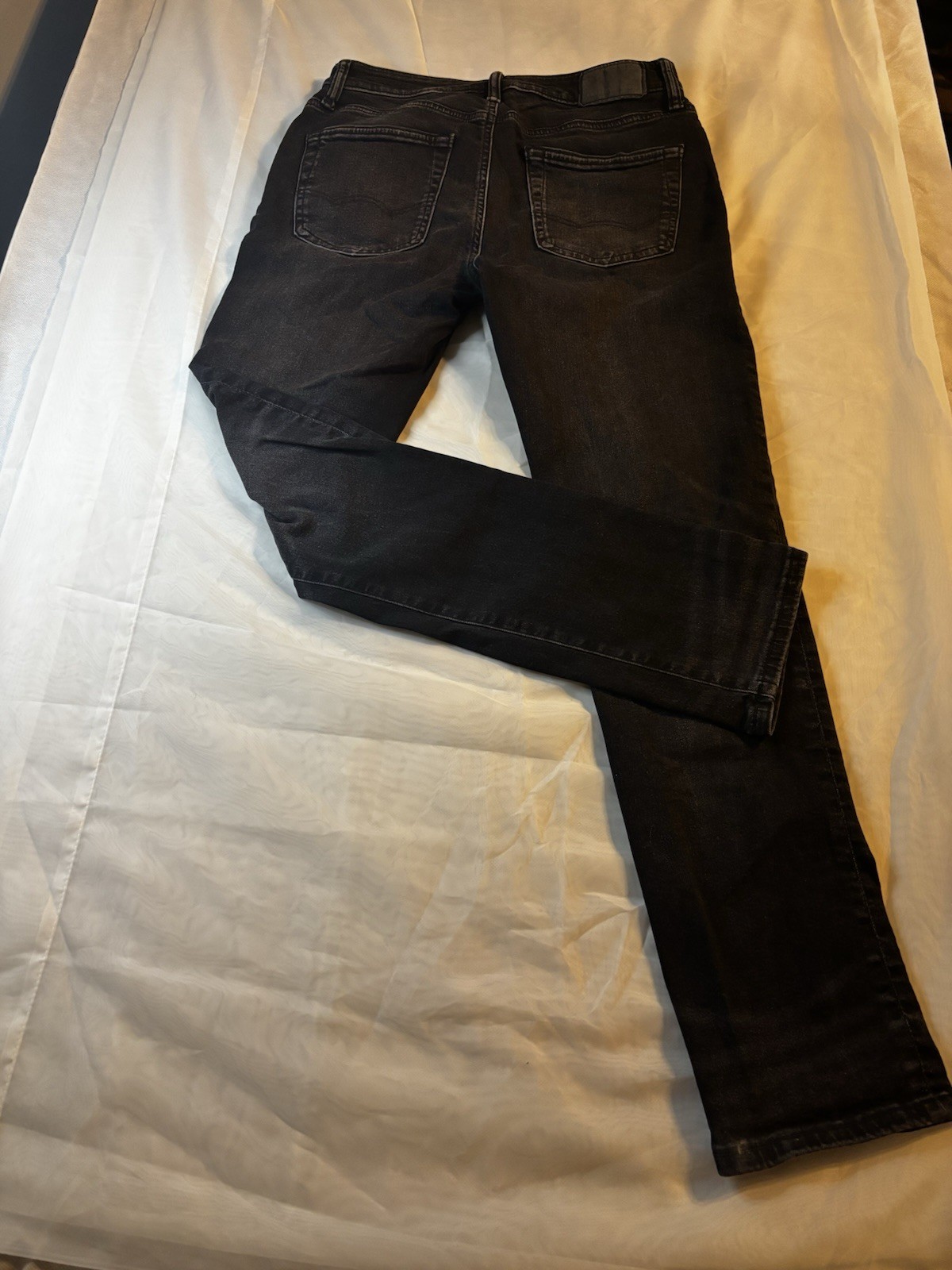 American Eagle AirFlex+ Men’s Black Slim Skinny Mid Rise Stretch Denim Jeans