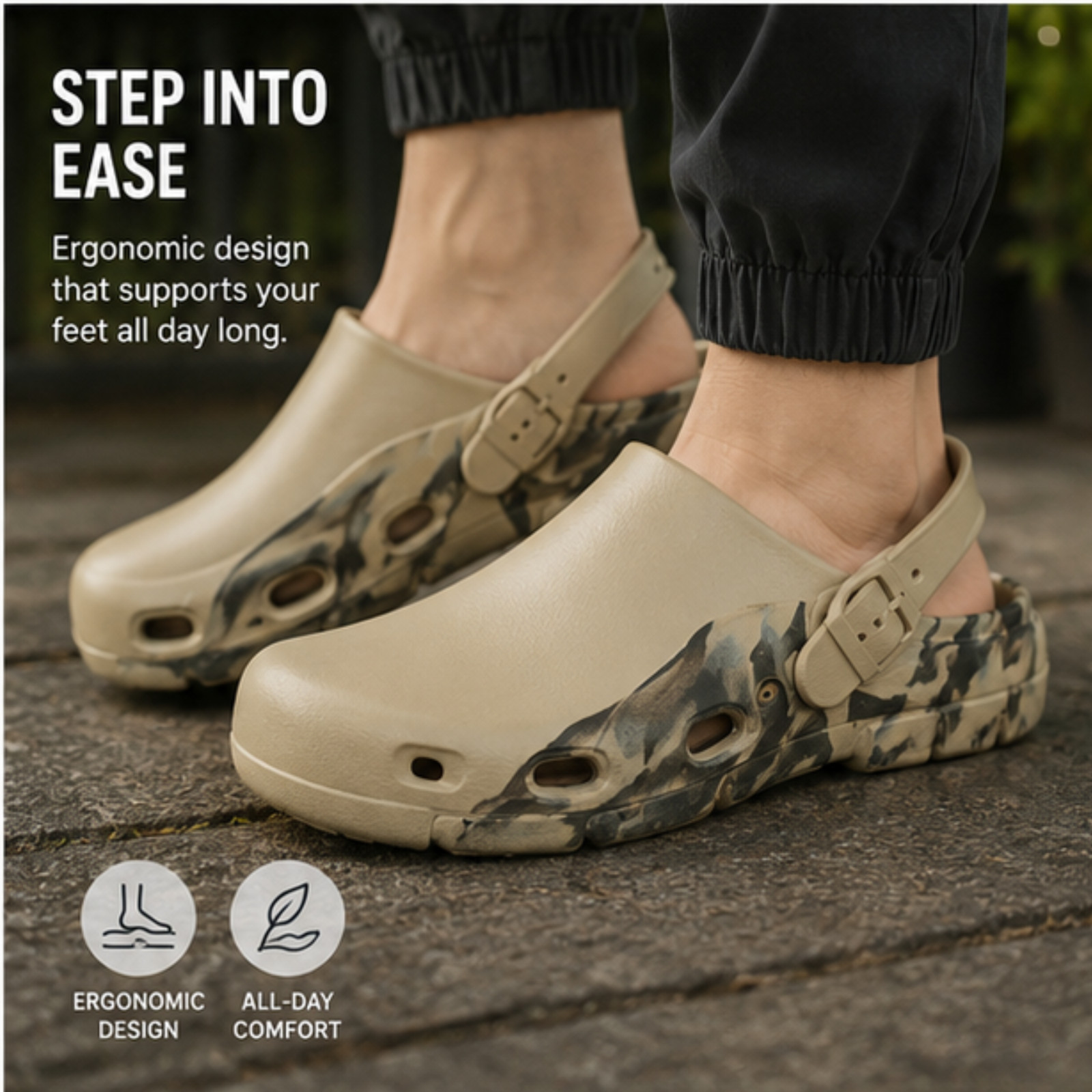 EVA Garden Clogs Unisex Sandals Beach Slippers Swimming Slip Resistant