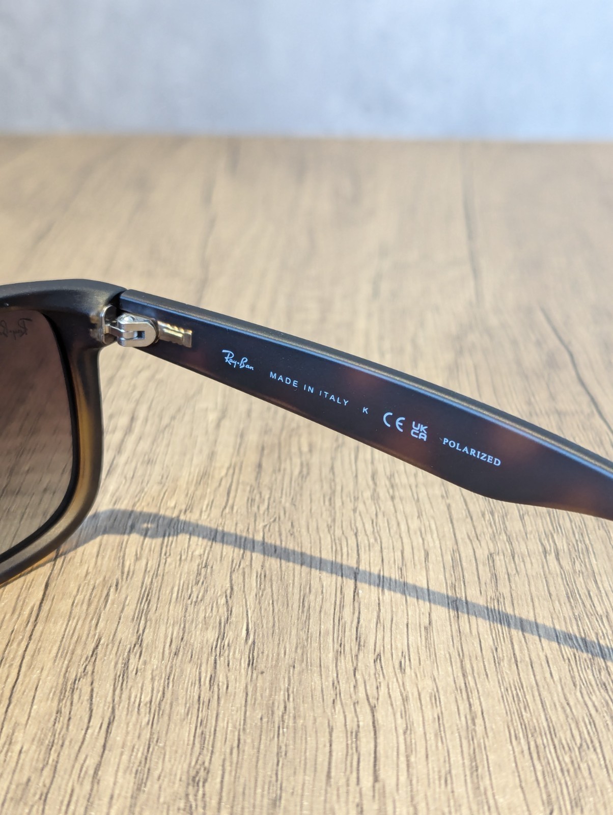 Ray-Ban Polarised Sunglasses JUSTIN MATTE HAVANA RB4165 865/T5 – 54mm
