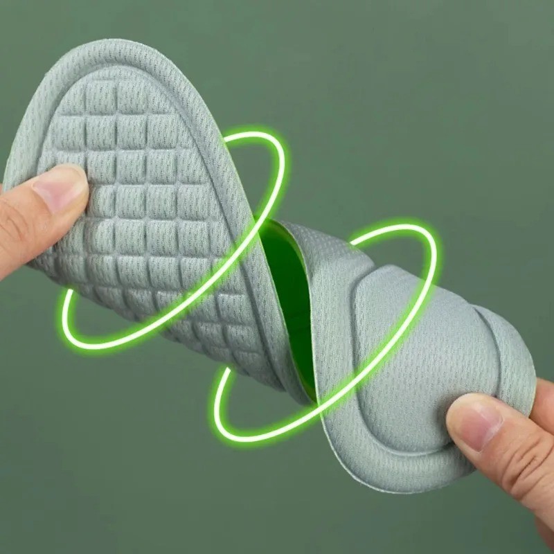 Sport Orthopedic Insoles for Feet Men Women EVA Breathable Shock