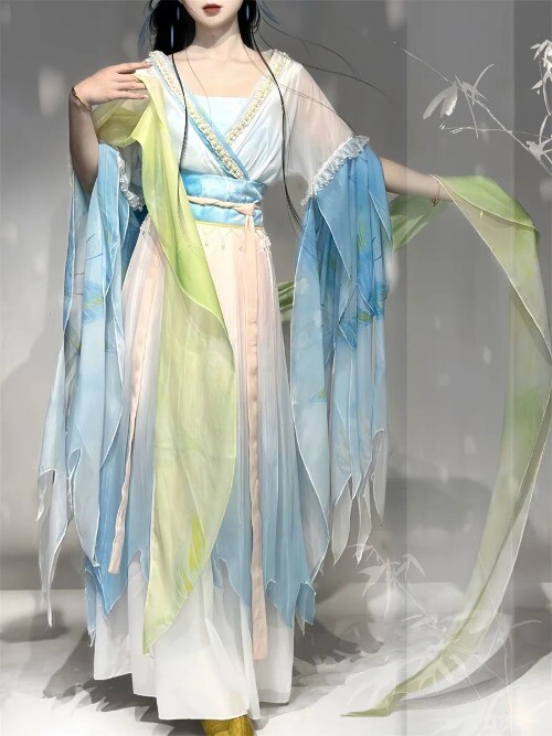 Hanfu Dress Women Chinese Traditional Embroidery Hanfu Carnival Cosplay Costume