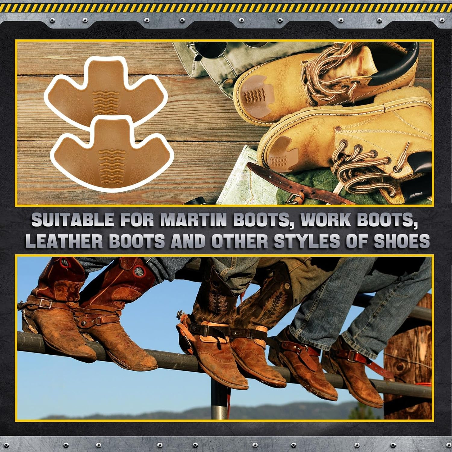 Boot Toe Protectors Work Boot Guards Shoe Toe Cap Work Shoe Cover for Spring Hik