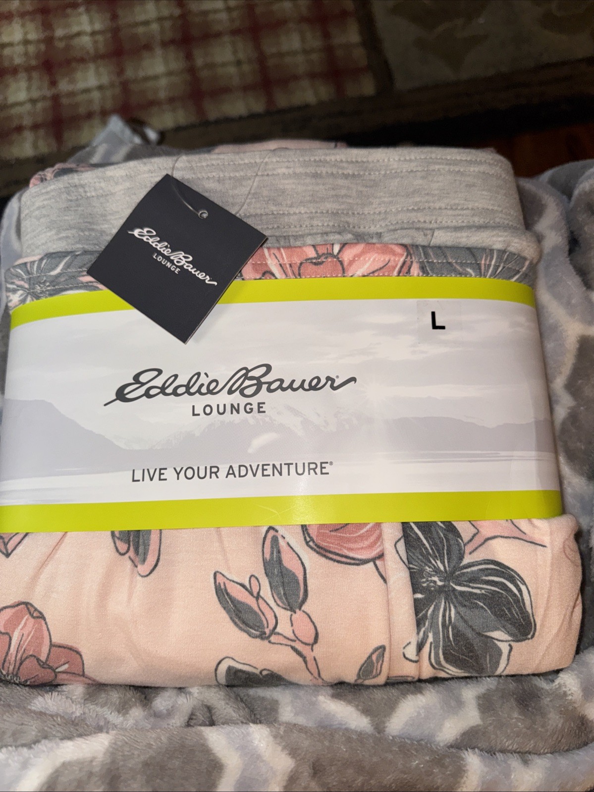 NWT Women’s Eddie Bauer Pajama Lounge Pants Set of 2 Size Large Mother’s Day