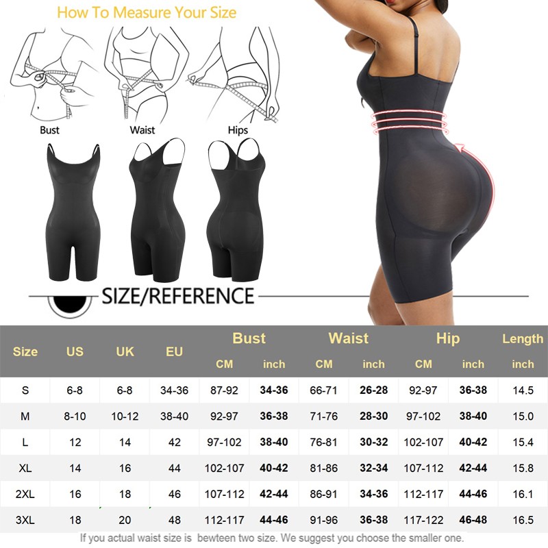 Fajas Colombianas Reductoras Levanta Cola Post Surgery Body Shaper Girdle Slim