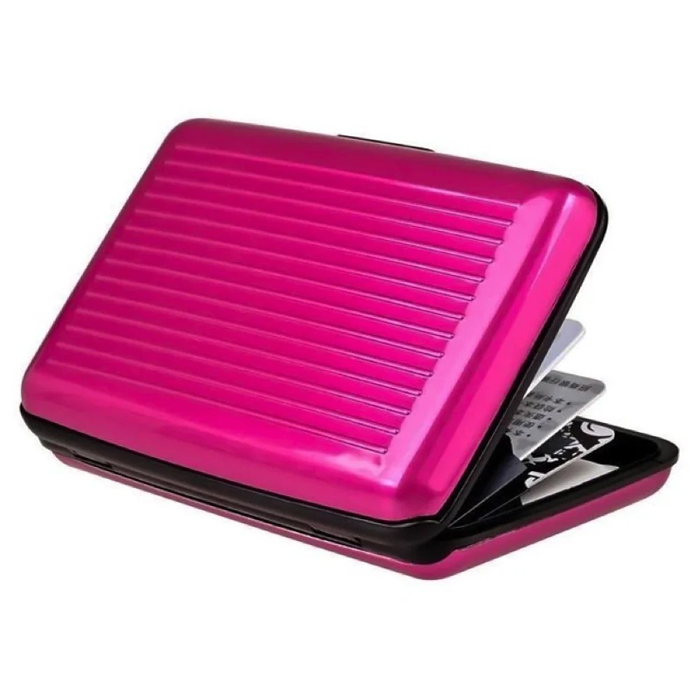 Pocket Waterproof Business ID Credit Card Wallet Holder Aluminum Metal RFID Case